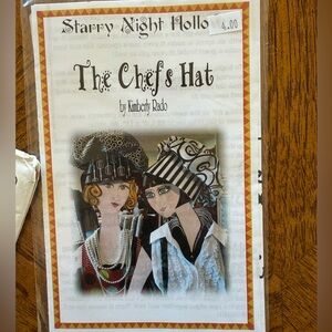 Starry Night Hollow The Chef’s‎ Hat Pattern by Kimberly Rado Sealed OOP